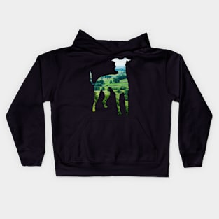 A Yorkshire Greyhound Kids Hoodie